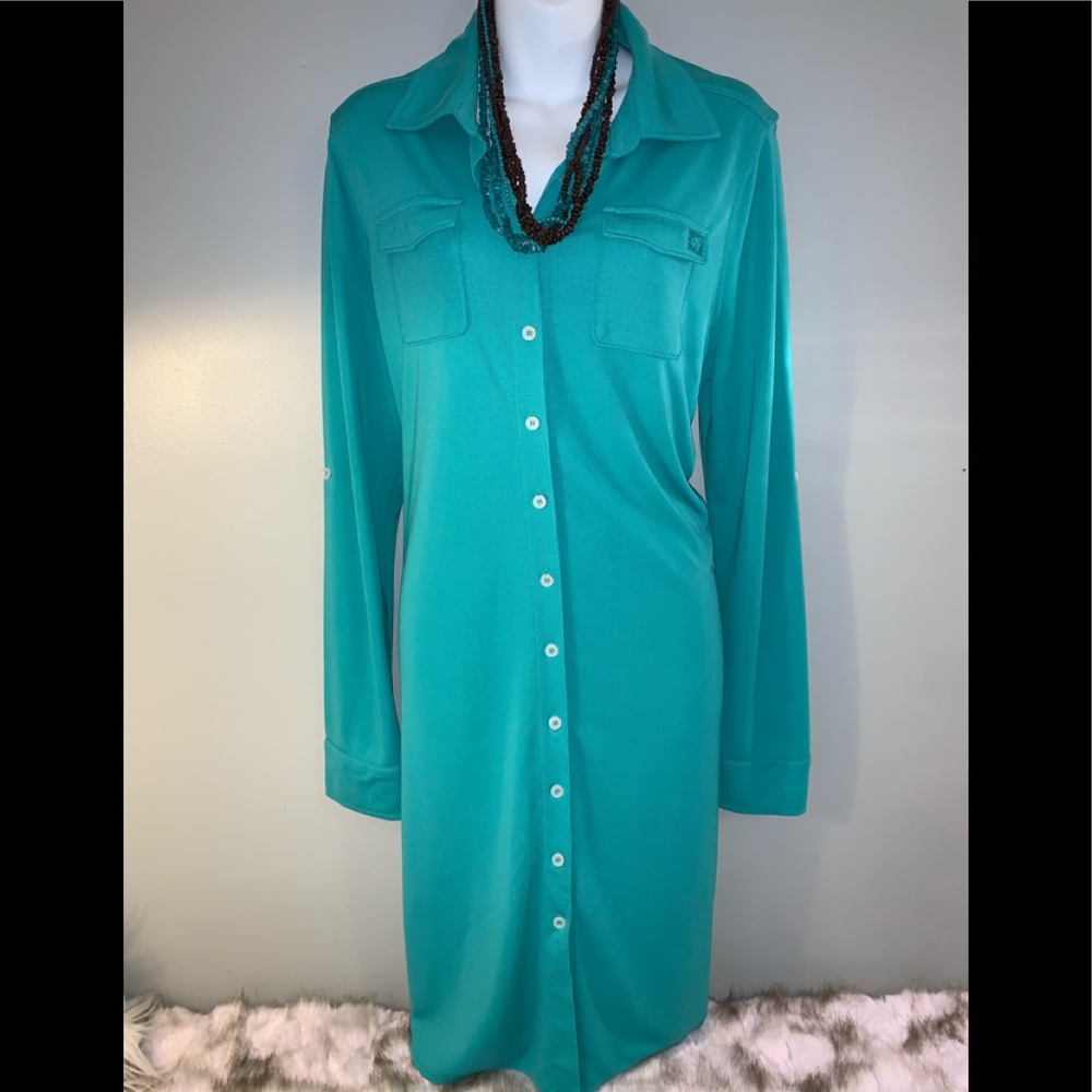 Anne Klein Button Down Dress.